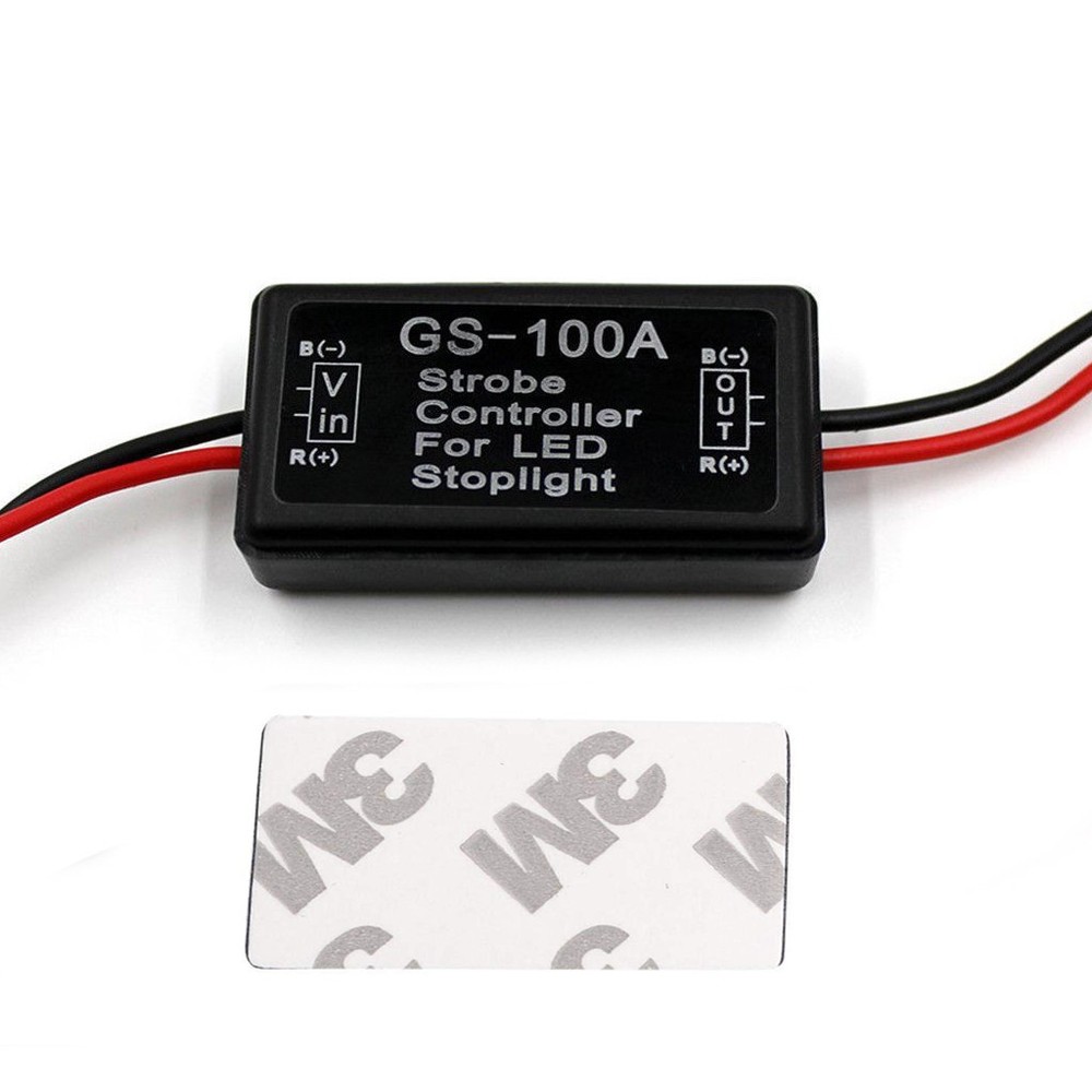 4 PCS Flash Strobe Controller Box Flasher Module for LED Brake Tail Stop Light