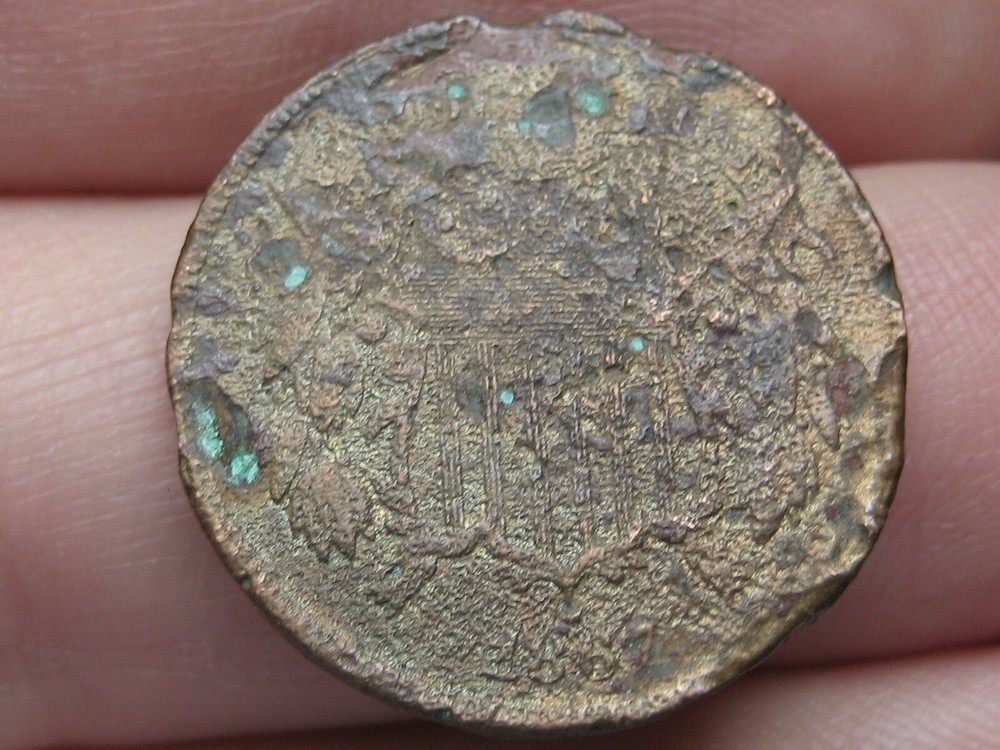 1867 Two 2 Cent Piece- Shipwreck Effect?