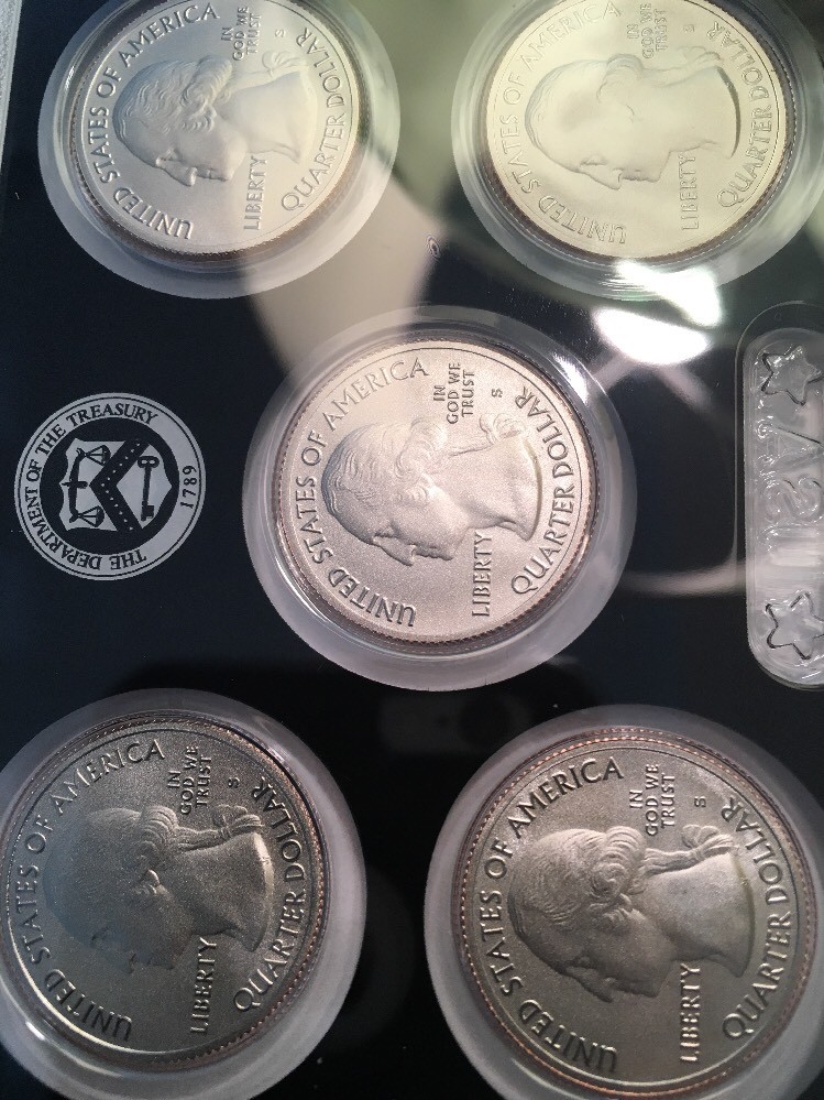 225th anniversary enhanced uncirculated coin set