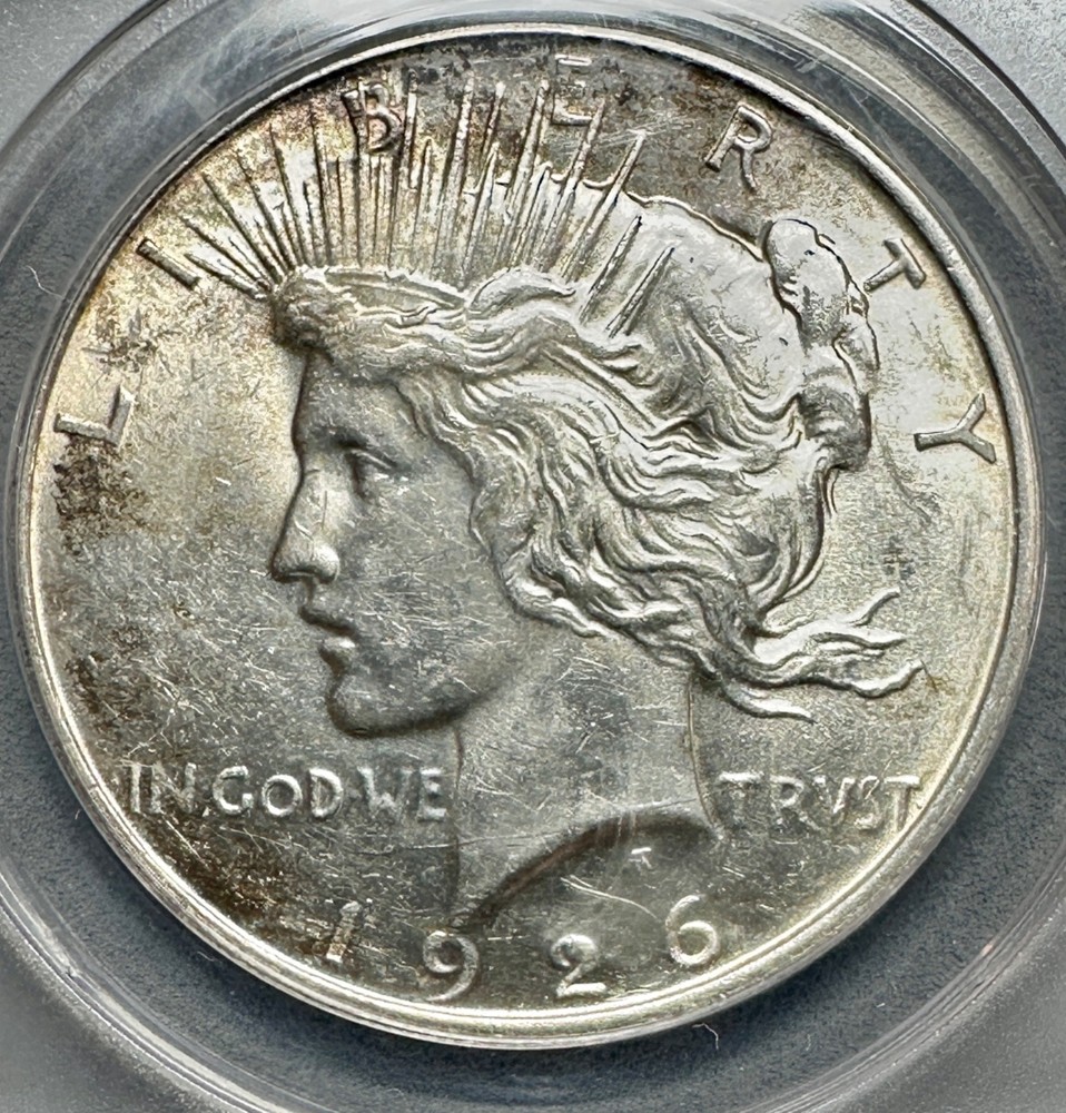 1926-D PEACE DOLLAR ANACS MS61 BETTER DATE