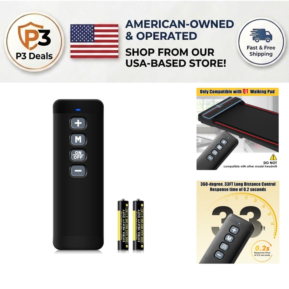 Effortless Treadmill Remote Control for Walking Pad Q1 – Durable & Ready to Use