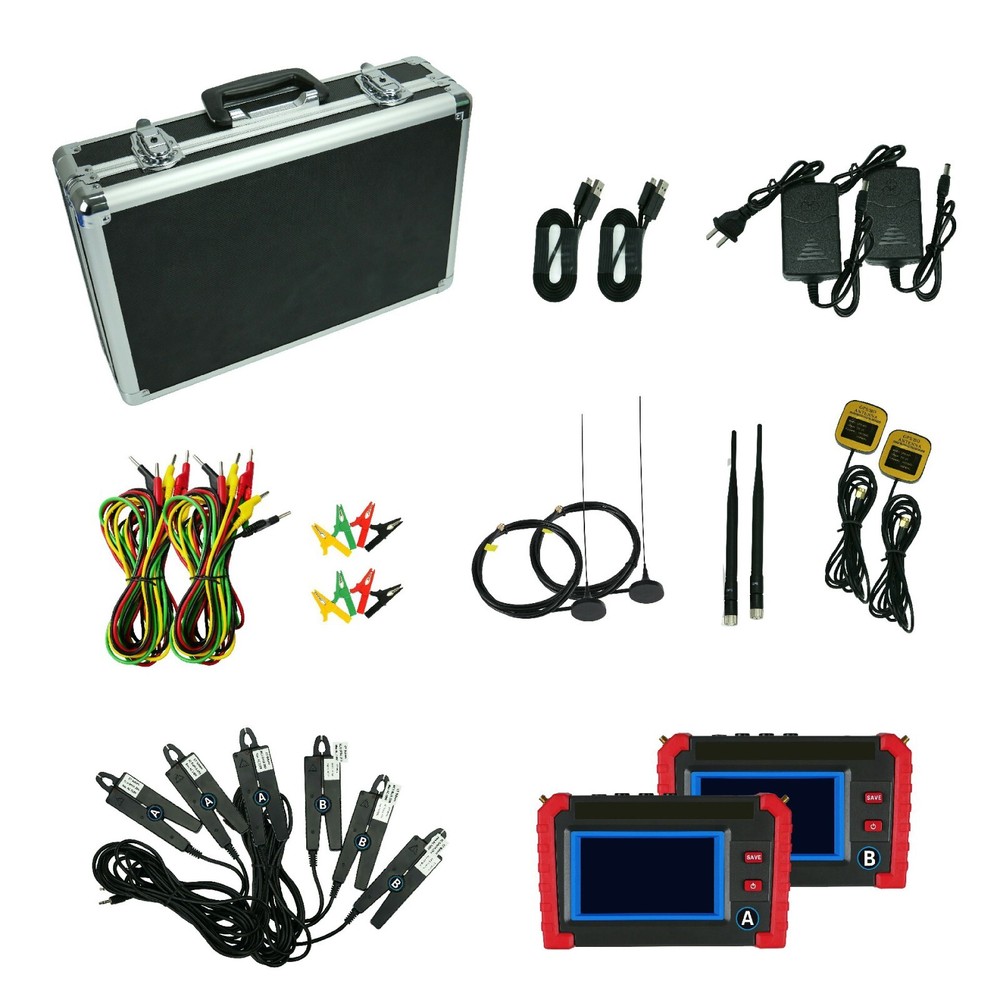 Wireless Three Phase Digital Phase Voltmeter GPS Wireless PT Phase Verification