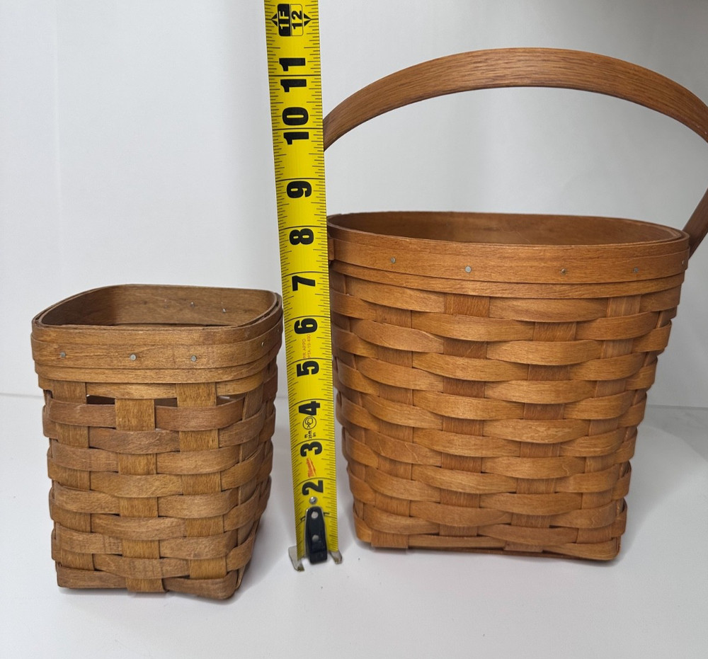 Workshops Baskets Lot 2 Sing Handle, Spoon Basket