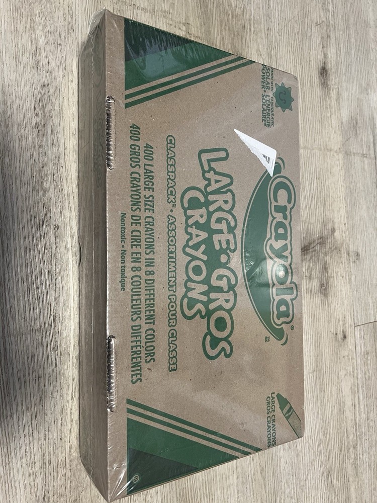 Crayola 528038 Classpack Crayons Large 400 Per Box New Sealed
