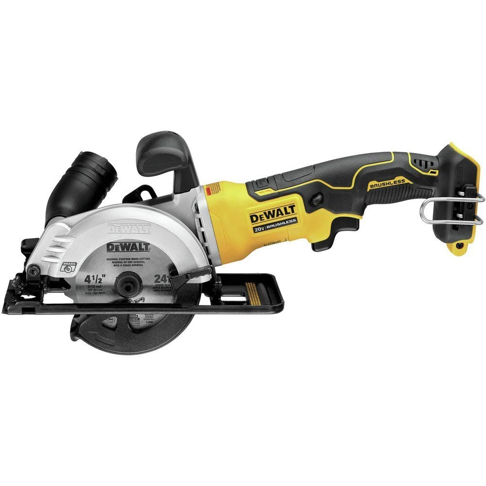 DEWALT ATOMIC 20V MAX Circular Saw, 4-1/2-Inch, Tool Only (DCS571B)