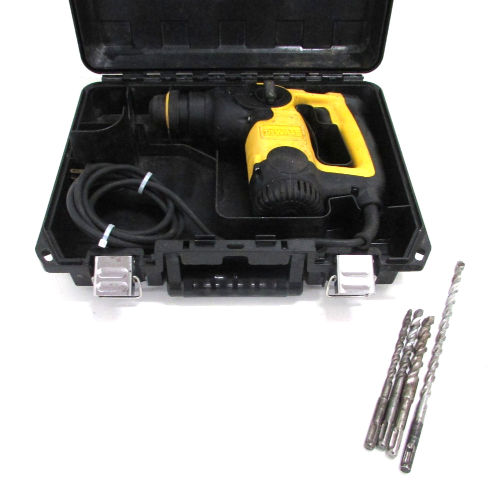 DEWALT TOOLS L-SHAPE THREE MODE SDS HAMMER DRILL, D25313, w/ BITS & CASE