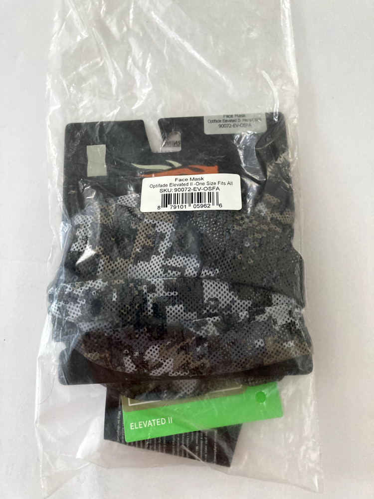 Sitka Face Mask, Optifade Elevated II (90072-EV-OSFA) New w/Tags!