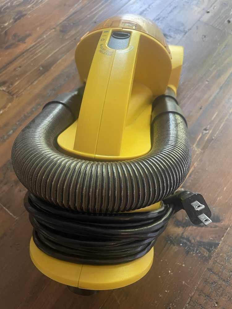 Eureka Model 71 EasyClean Yellow Handheld Vacuum Cleaner Tested EUC