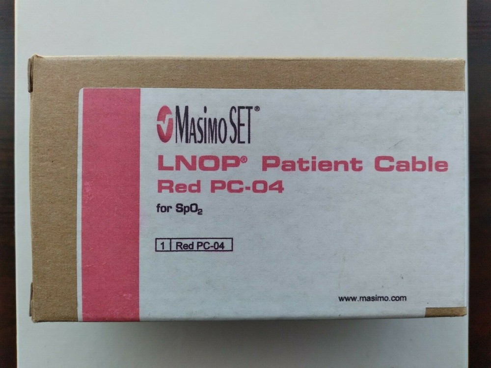 MasimoSET LNOP Patient Cable Red PC-04 (Ref: 2058)