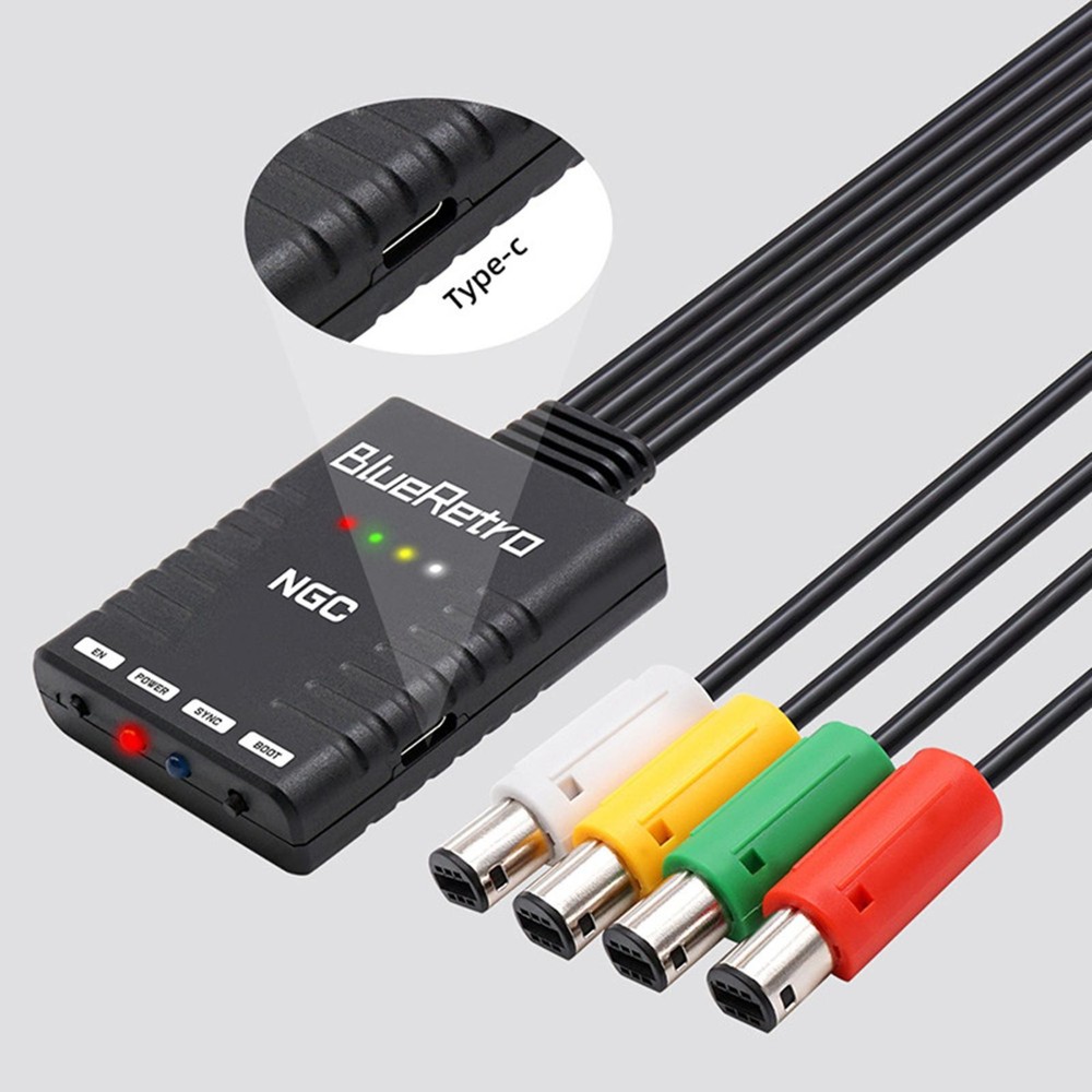 Wireless Controllers Adapter For NGC GameCube Supports 4 Bluetooth Compatible G