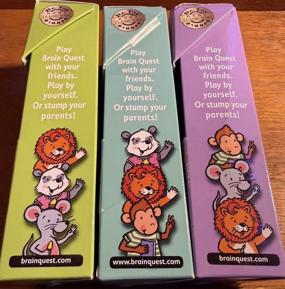 Brain Quest Smart Cards Ages 2-3, 3-4, 4-5, Revised 3rd Edition