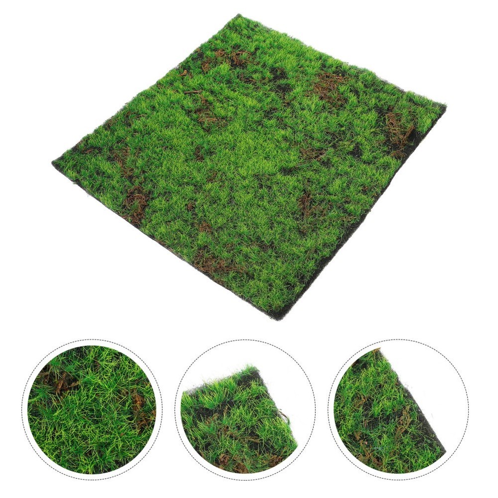 Faux Grass Decor Fake Mat Simulation Artificial Moss for Planters