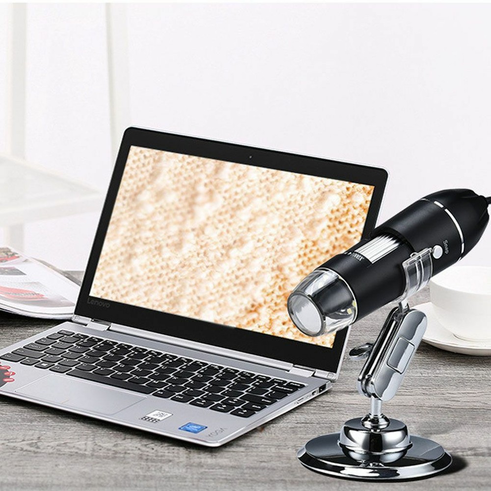 0x-1000x 8 LED Digital Microscope Camera Handheld USB Magnification Endoscope