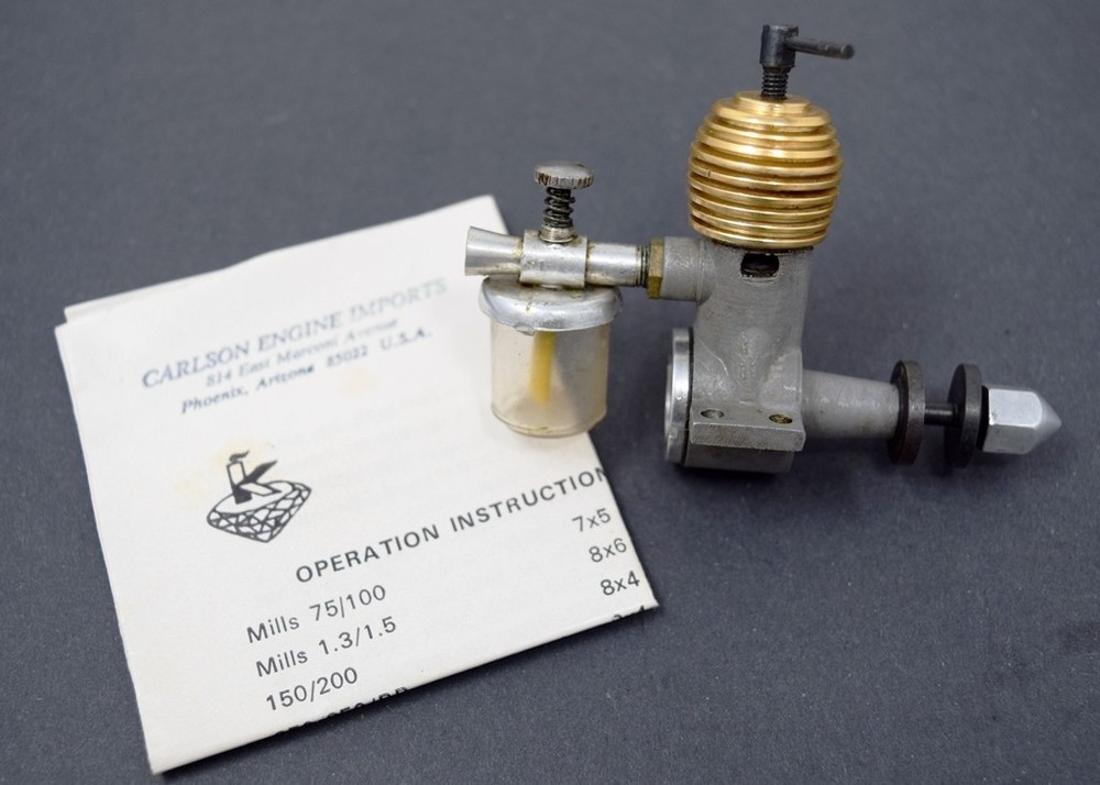 Vintage K Mills 100 Diesel Model Airplane Engine