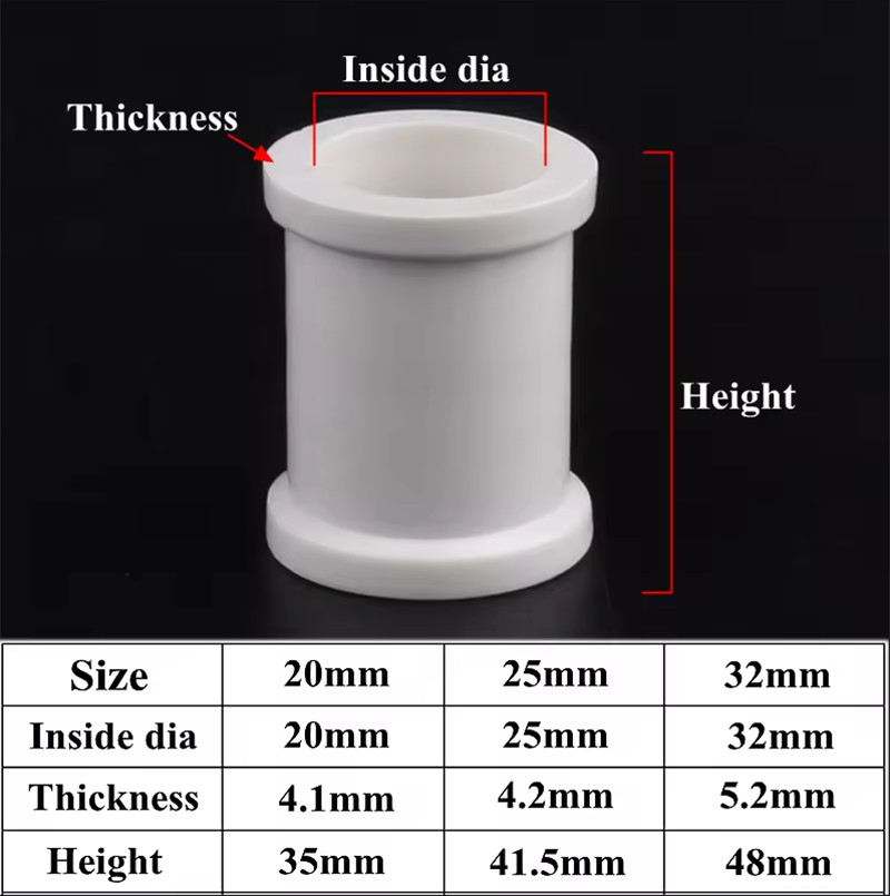 PVC Pipe Fitting Straight Joint Water Pipe Socket Coupling 20mm 25mm 32mm White