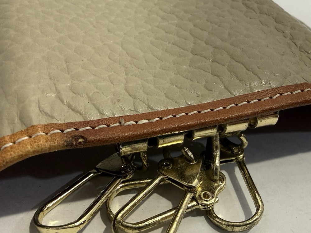 Vintage Coach leather key case organizer.