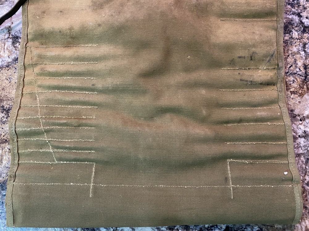 WWII US Tool Roll For Blacksmiths Set No 1-1942-Various Bits & Tools