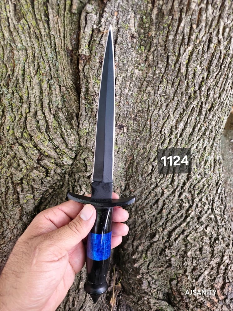Handmade V-42 Dagger US Special Forces WWII Dagger Knife Double Edge Blade