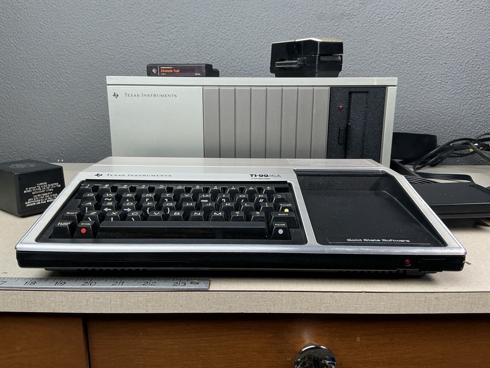 Texas Instruments 99/4A Home Computer w/ PHP1200 Peripheral Expansion System