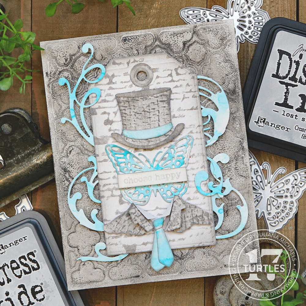 Sizzix Thinlits Tailored 9pc set #666289 Retail $29.99 by Tim Holtz