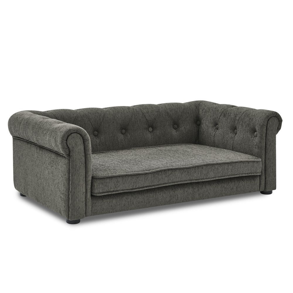 Elegant Rectangle Pet Bed for Medium and Large Dogs,Durable Elevated Dog Sofa B
