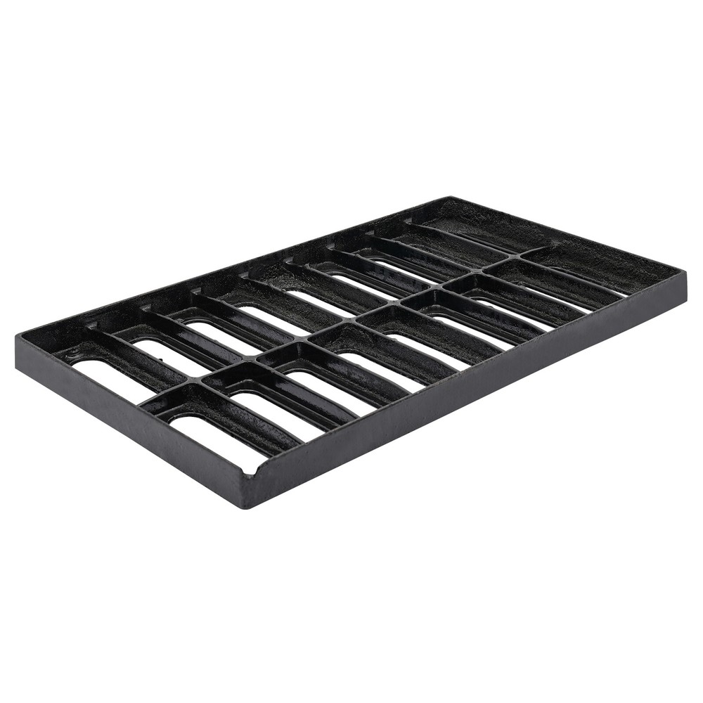 3-Pack Durable Ductile Cast Iron Drain Grate for Channel Drainage System