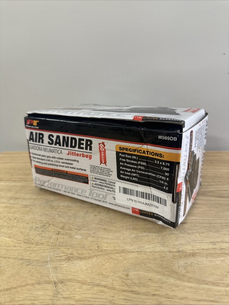 Performance Tool M569db Jitterbug Air Sander