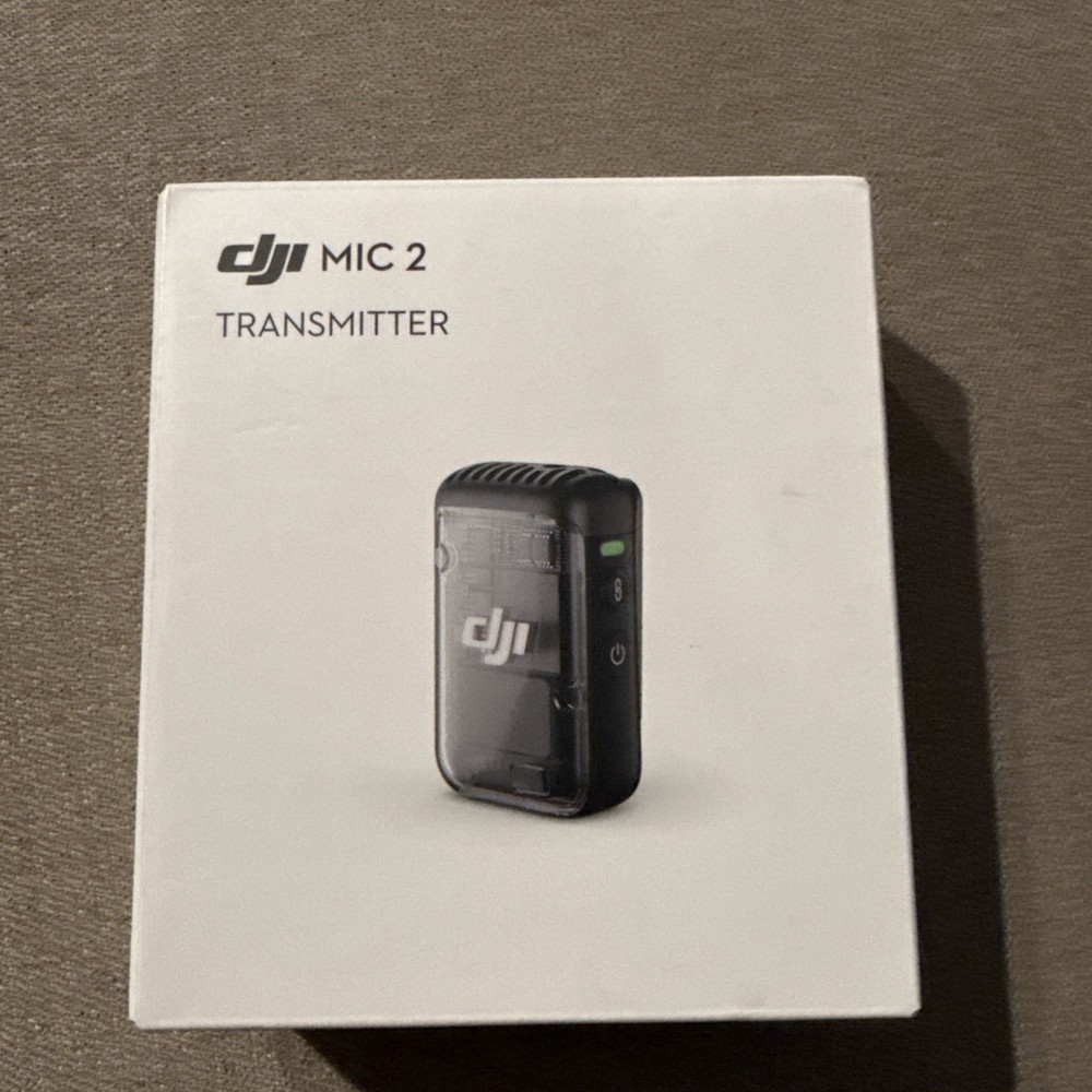 DJI Mic 2 Transmitter DMT02 in Shadow Black Microphone Transmitter BRAND NEW!