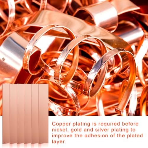 Pcs Pure Copper Anode Sheet (99.995% Pure) for Plating and Electroplating, 10