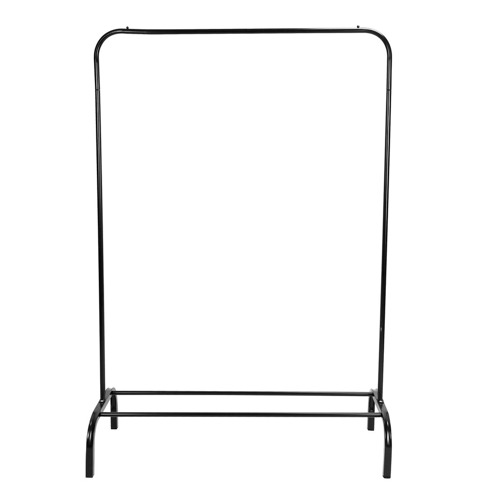 33lbs Loading Clothing Racks w/ Bottom Shelf Ideal for Efficient Organization
