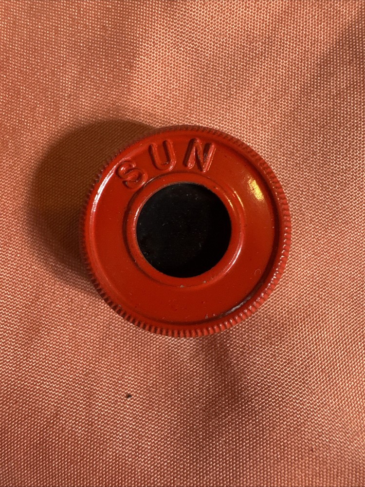 Vintage Telescope Red SUN Filter Eyepiece Viewing Lens Accessory