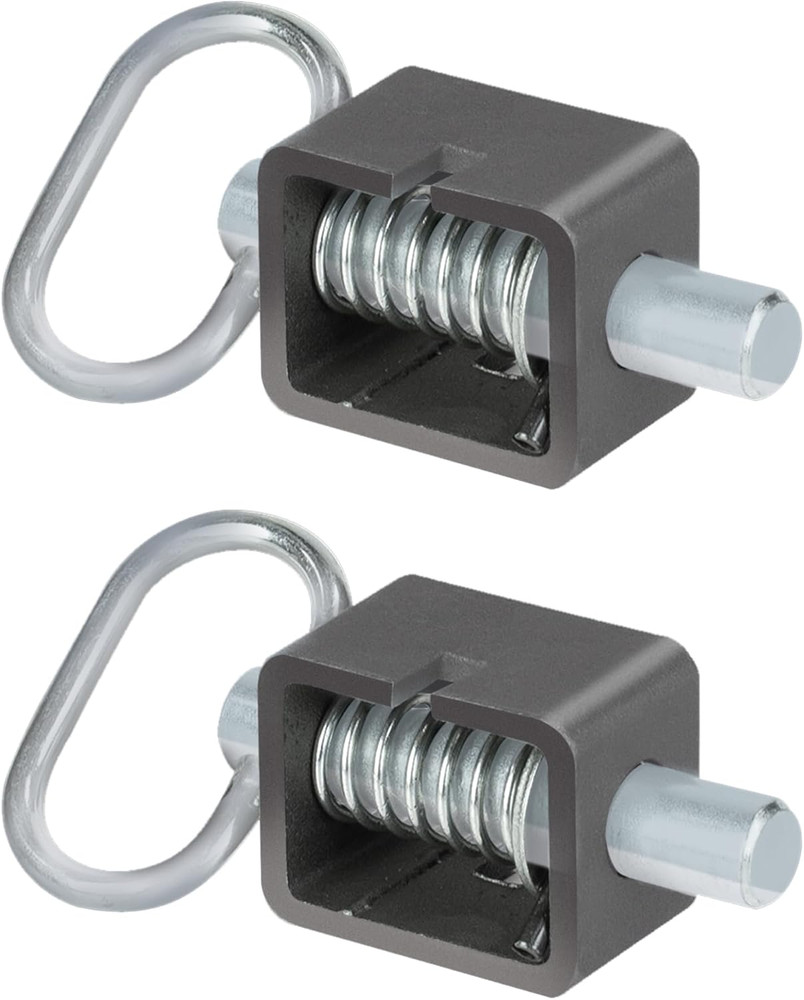 Spring Latch Lock, Weld-On Spring Latch Assembly, Trailer Gate Latch (Pack of 2)