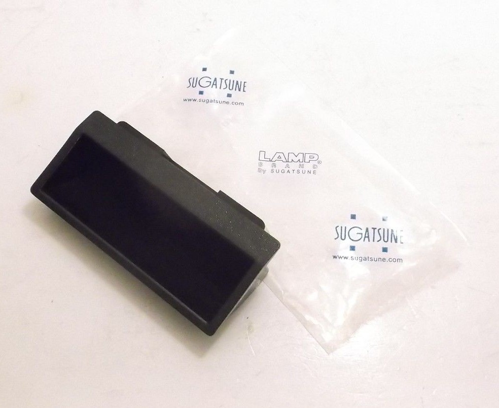 LAMP AT-100-B Recessed Pull Handle - Black - Plastic - Prepaid Shipping