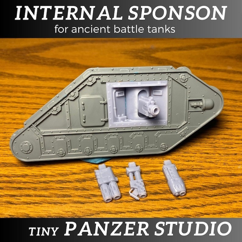 Internal Sponson Kit for Ancient Battle Tank
