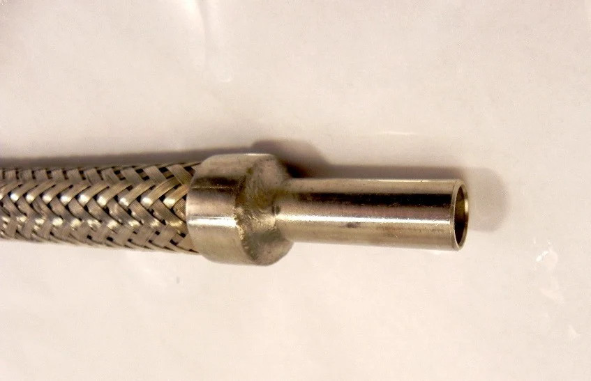Flex Pression SS Braided Hose Assy 3/8" x 36"