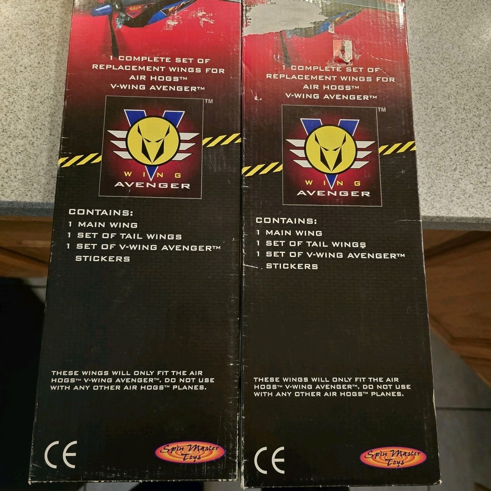 Air Hogs Replacement Wings for V-Wing Avenger - 2 Sets - New