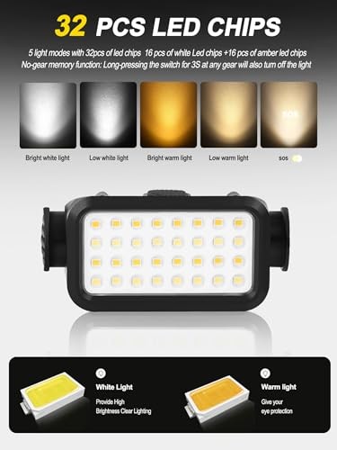 ZIDIYIRUO UTV Dome Light, Rechargeable UTV Interior Light Compatible with 1pc