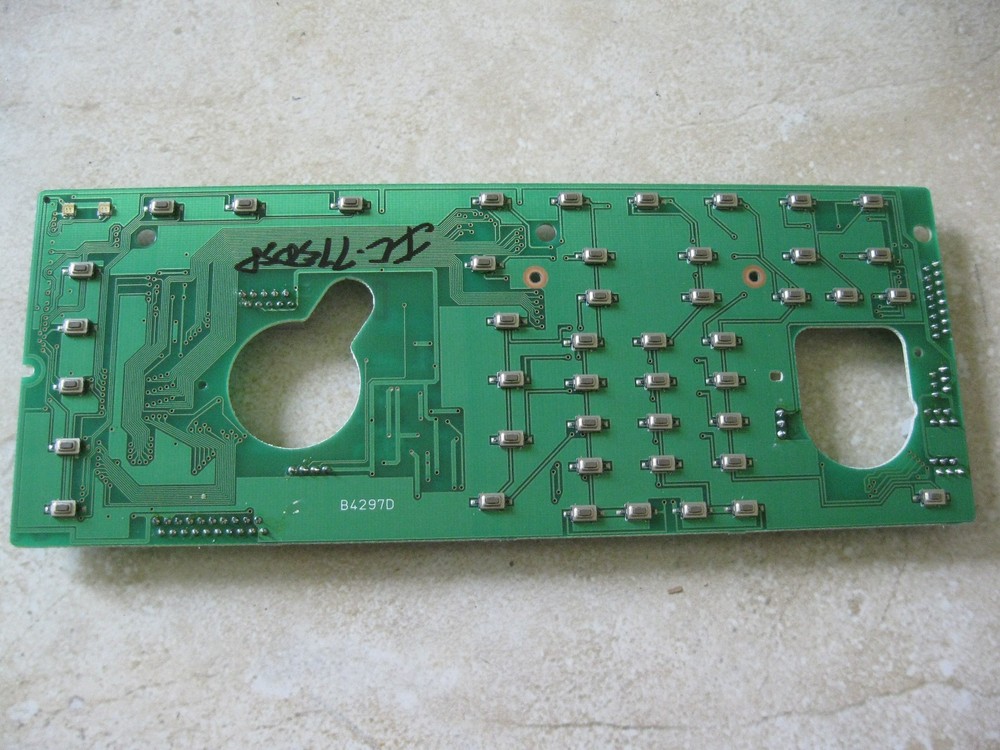 Icom IC-775DSP front panel PC board with pushbutton switches in Excellent shape