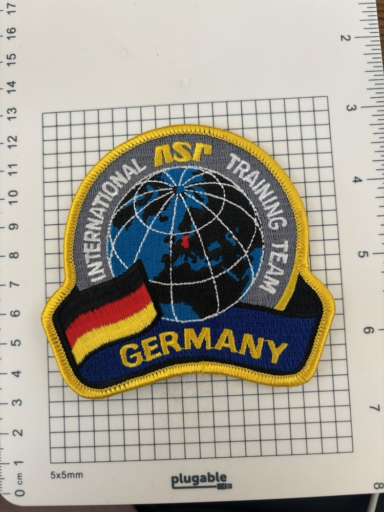 International ASR Armament Systems & Procedures GERMANY  Training Team Patch