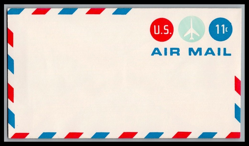 US Envelope UC43 11c Jet Plane   unused 1971, 9p1368