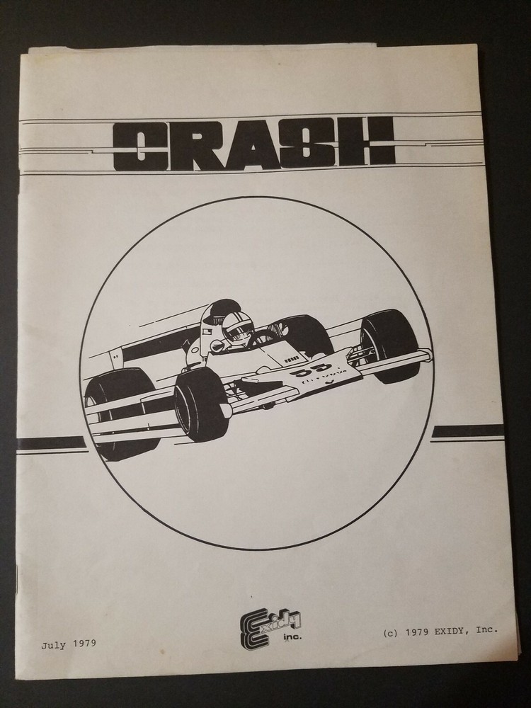 Original VINTAGE 1979 Exidy Crash Arcade Game Manual Specs Schematics