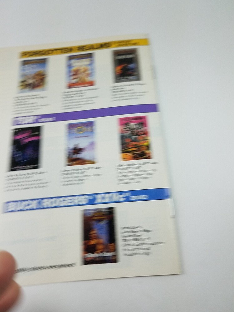 TSR Dungeons and Dragons Catalog 1991 Spring/Summer
