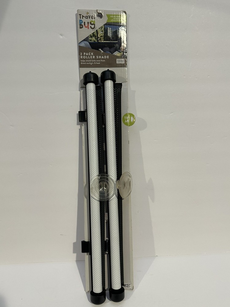 Travel Bug by Goldbug Roller Shades UVA/UVB Protection - 2 Pack