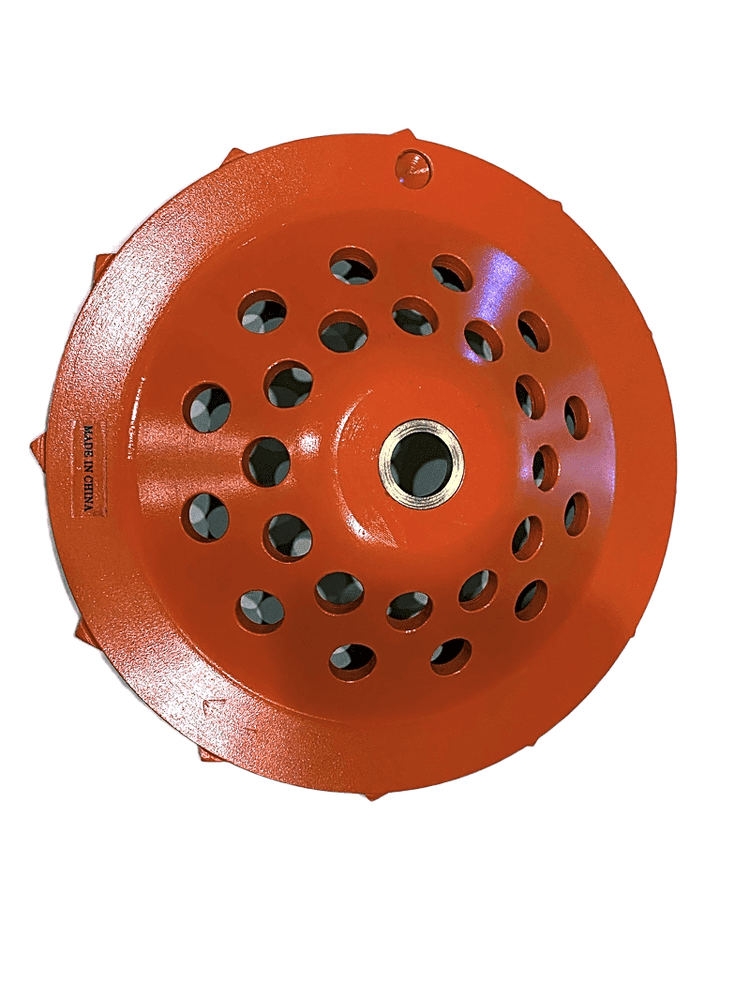 7" Grinding Wheel Disc For Concrete Stone Grinders 12 Diamond Segment 7/8" Arbor