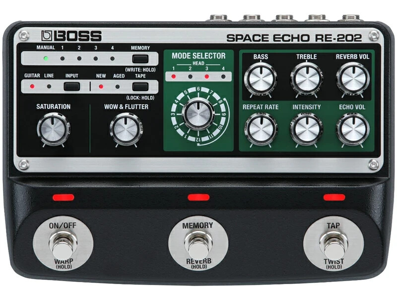 Boss RE-202 Space Echo Guitar Effects Pedal New