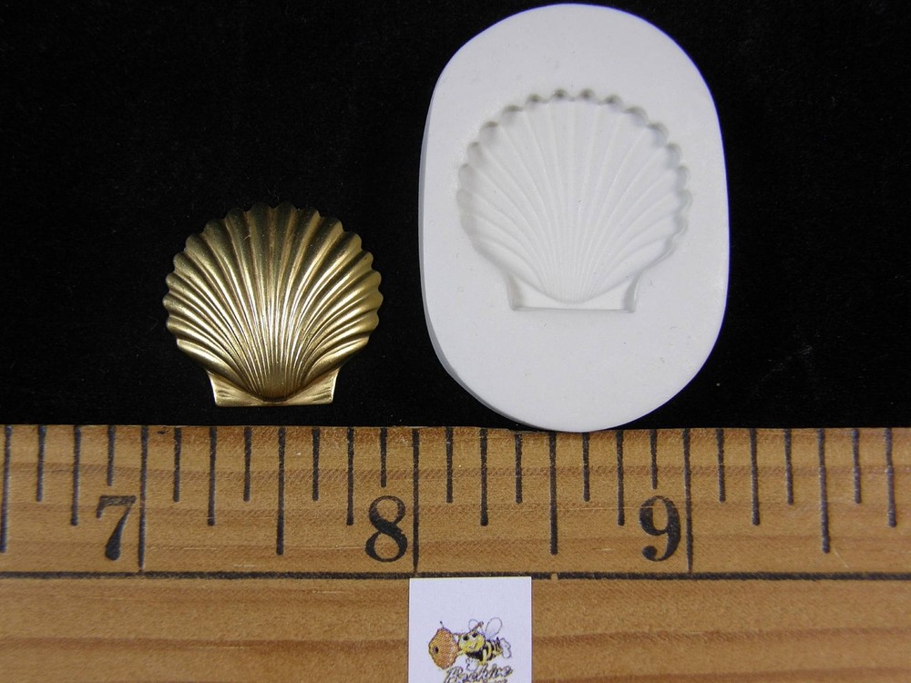 Clam Shell Polymer Clay Mold (#MD1369)