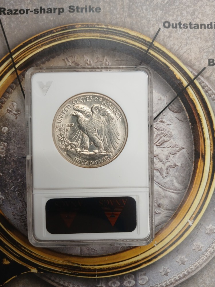 1943 - D MS63 Walking Liberty Half Dollar TP-3528