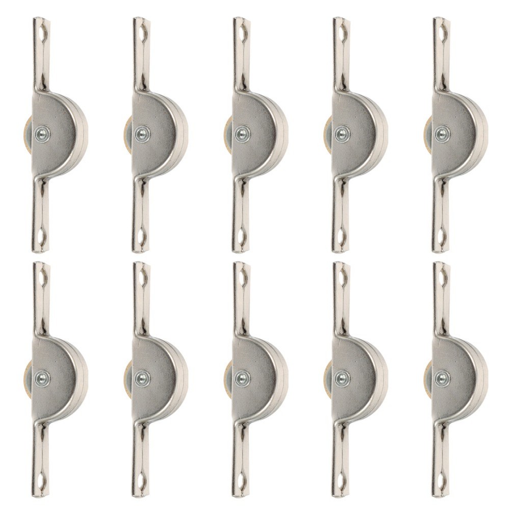 10 Pcs Cabinets Sliding Doors Pulleys Closet Rollers Replacement
