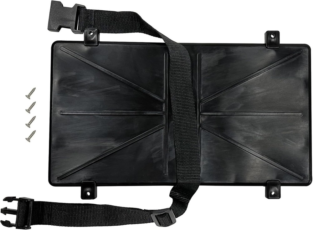 Impact-Resistant Battery Holder for Group 27 Batteries - Includes Strap & Screws