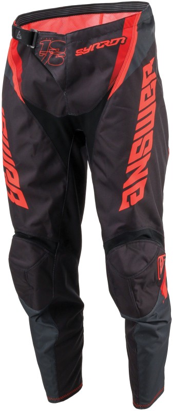Answer Syncron Envenom Pants Red/Black Men's Size 38 442385